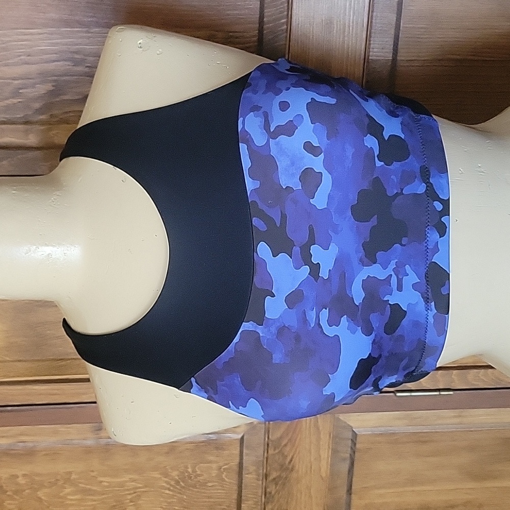Athleta NWOT Freestyle Camo Bikini Swimsuit Sz M